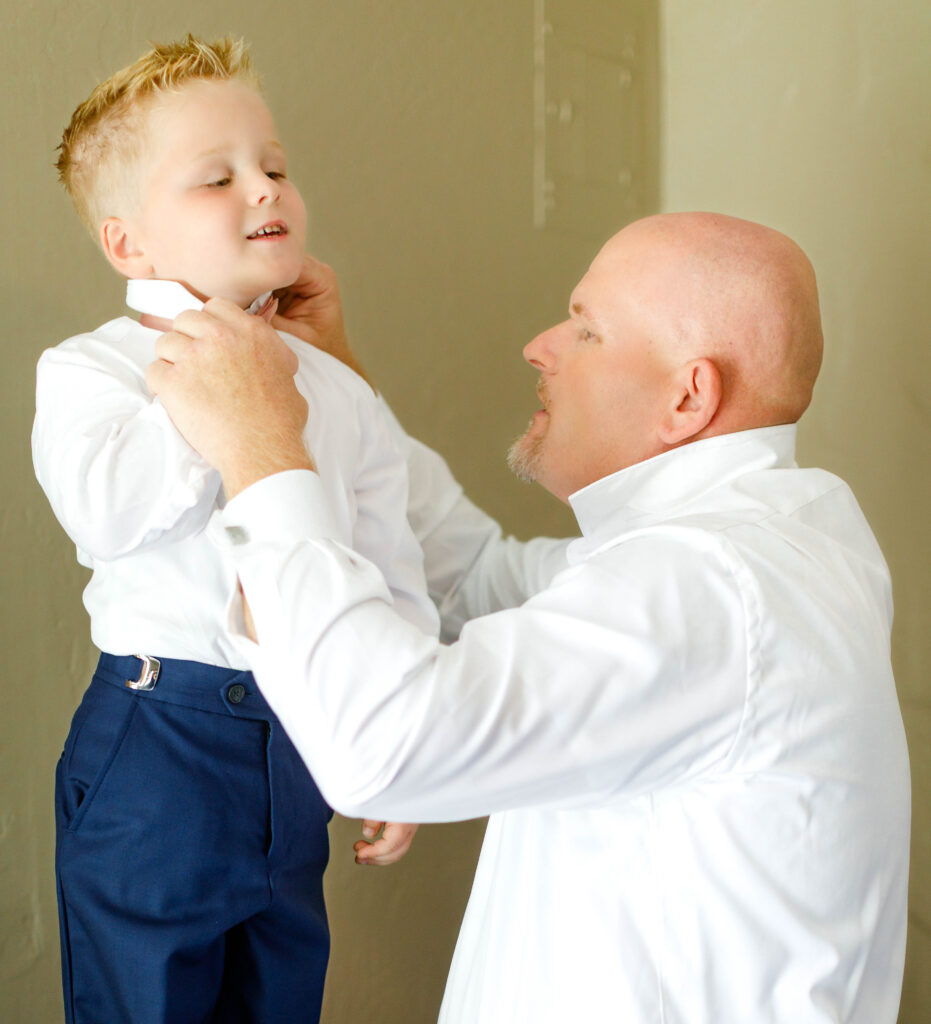 Helping the his right hand man