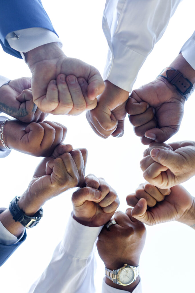 Groomsmen Fist Bump